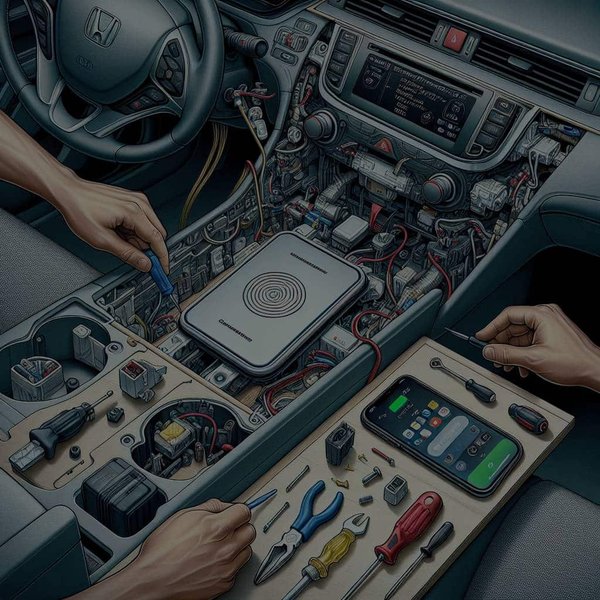How to Retrofit a Wireless Charging Pad in a Honda Accord?