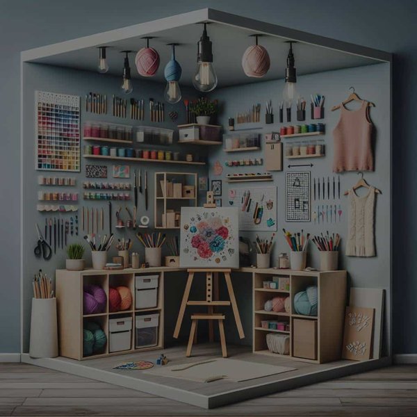 How to Organize a Craft Room with Limited Space for Multiple Hobbies?