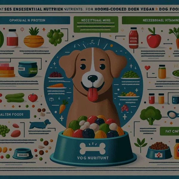 What Are the Essential Nutrients for Home-Cooked Vegan Dog Food?